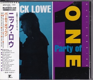 ■CD★ニック・ロウ/パーティ・オブ・ワン★NICK LOWE★国内盤・帯付■