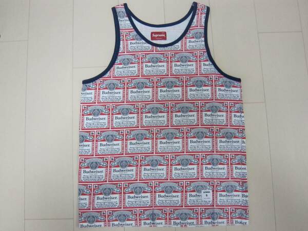 送料無料 S Used Supreme x Budweiser Tank Top バドワイザー タンクトップ