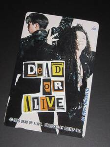 DEAD OR ALIVE 89 year Tour goods hard-to-find rare telephone card unused new goods last 1