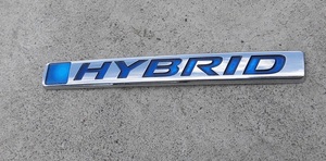 ヴェゼルRU1ハイブリッドRU2ベゼルRU3ヴェゼルハイブリッド左フェンダー エンブレム ホンダ純正サイドHYBRIDマークRU4ヴェゼルハイブリット