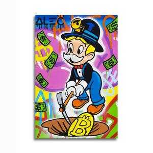 Monopoly モノポリー ポスター ボード パネル フレーム 75x50cm 海外 ボードゲーム グラフィティ アート グッズ 絵 雑貨 おしゃれ 29