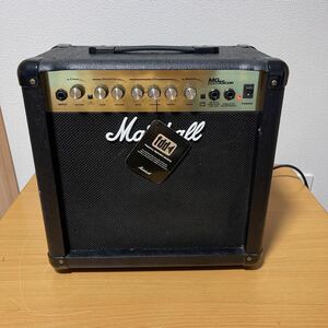通電確認済 Marshall ギターアンプ MG-15CDR マーシャル リバーブ搭載 オーディオ機器 音楽機器 ブラック 