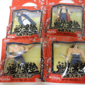 新品 魁!!男塾 名言フィギュア 4種 セット 富樫源次 伊達巨人 赤石剛次 男爵ディーノ アサヒワンダ 非売 ポイント消化 クーポン利用