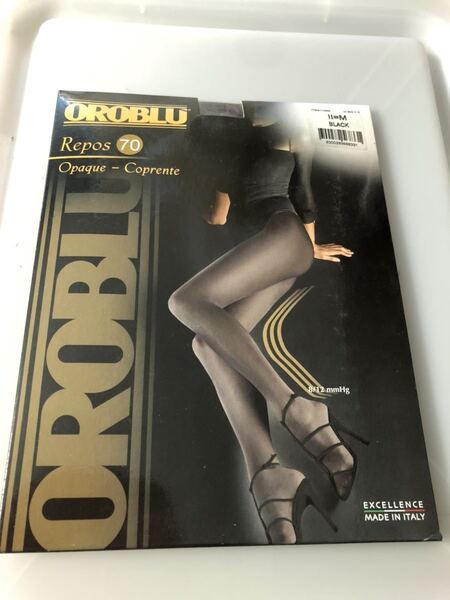 【送料無料】 OROBLU repos70 opaque - coprente M black 70デニール タイツ