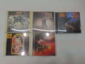 洋楽CD オジー・オズボーン 5枚セット BARK AT THE MOON , BLIZZARD OF OZZなど メタル ロック 13096B99