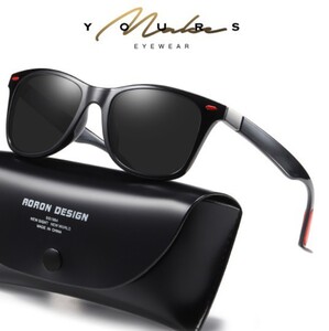 送料込み UV400 偏光レンズ ミラー サングラス
