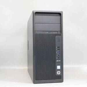 1円スタート Quadro P4000 搭載 HP Z240 Workstation (CPU:Xeon E3-1270 v5/メモリ64GB/ストレージなし/OSなし)