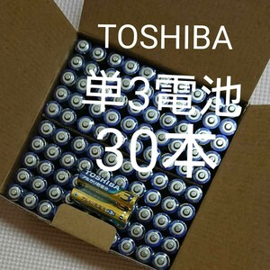 東芝 アルカリ乾電池 単3形 30本 TOSHIBA乾電池 単3 単３電池 クーポン ポイント 消費