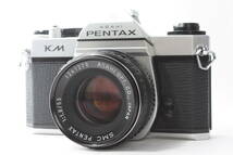 ★ジャンク★ ASAHI PENTAX アサヒ ペンタックス KM + SMC PENTAX F1.8 55 一眼レフフィルムカメラ レンズ #170_画像1