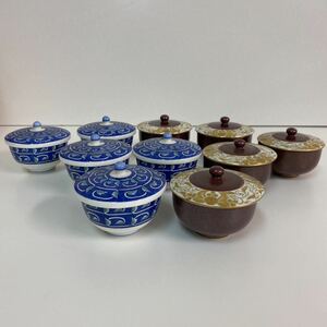 17 香蘭社 KORANSHA 在名 作家品 蓋付 湯呑 茶器 和食器 金彩 陶器