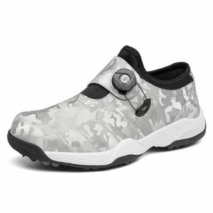 2021 мужской туфли для гольфа спорт обувь размер выбор возможно мужской уличный водонепроницаемый . скользить F-X9919 серый 22.5cm/35
