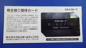 最新 ツルハ株主優待券【５％割引カード】２０２３年８月３１日まで