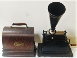 蝋管レコード用エジソン蓄音機 ★ コレクション出品 ★ Edison GEM Phonograph ★ 故障品 / 要修理