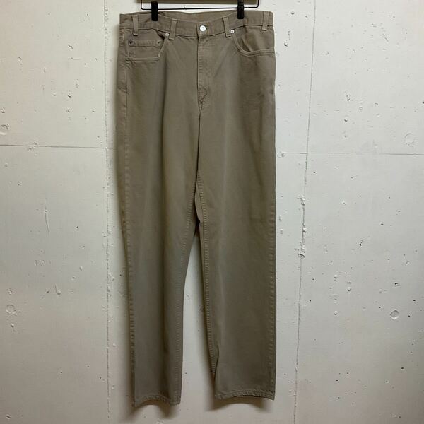 USA製 リーバイス Levi's 550 RELAXED FIT 36×34 カラーパンツ デニム 古着