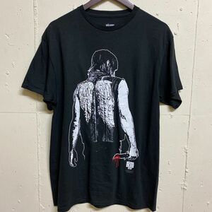 THE WALKING DEAD ウォーキングデッド ムービーT Tシャツ 半袖 古着 L ブラック