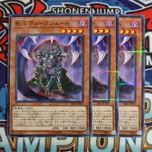 14306☆遊戯王☆ 影王デュークシェード 3枚 パラレル SR06 ②