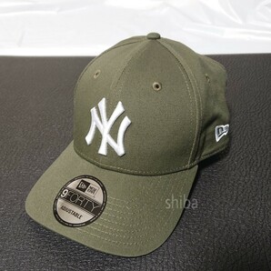 NEW ERA ニューエラ キャップ ハット 帽子 カーキ 緑 ニューヨーク ヤンキース 野球 MLB 海外限定 フリーサイズ