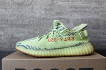 【中古】adidas YEEZY BOOST 350 V2 SEMI FROZEN YELLOW 29.0cm イージー ブースト 350 V2 セミフローズンイエロー B37572_画像2