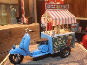 1円 新品 ヴィンテージ風 ブリキで作ったビールショップ アンティーク レトロ アメリカンインテリア ノスタルジー 置物 オブジェ