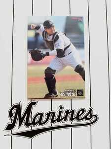 NPB Calbee Pro Baseball Chips 2022 2 -я регулярная карта Chiba Lotte Marines 115 Tora Matsukawa № 2