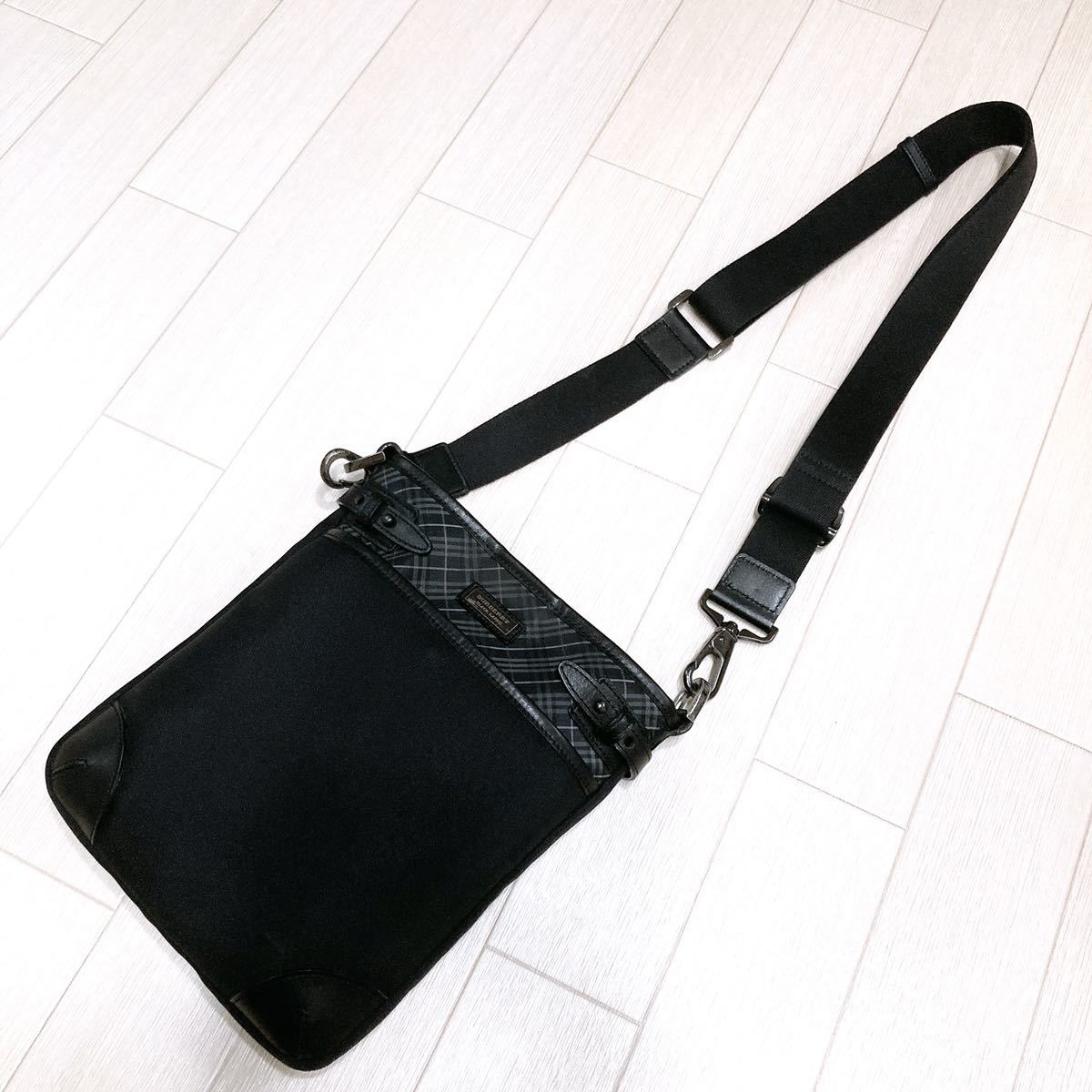 ヤフオク! -「サコッシュ ショルダー バッグ」(バーバリー ブラック ...