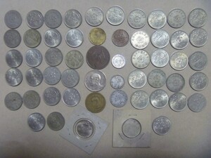 中華民国 古銭 貳毫銀幣 台湾 旧硬貨 中華民国三十八年 伍角 等 硬貨 コイン 貨幣 まとめ売り 外国貨幣 外国銭 同梱割引対応