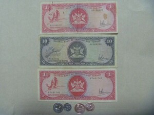 トリニダード・トバゴ 旧紙幣 硬貨 古銭 まとめ売り 外国紙幣 外国貨幣 コイン セット 同梱割引あり