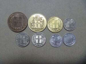 アイスランド 古銭 旧硬貨 コイン 貨幣 8枚セット 外国貨幣 外国銭 まとめ売り 同梱割引あり