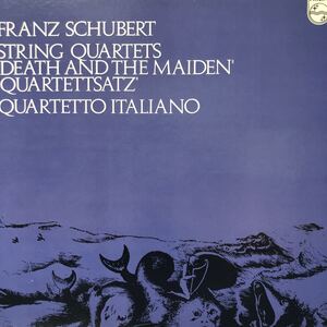 G LP Franz Schubert String Quartets Death And The Maiden Quartettsatz Quartetto Italiano 5点以上落札で送料無料