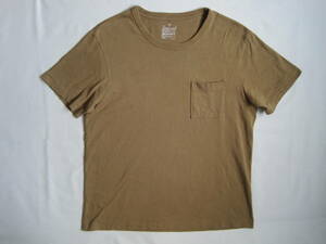 * Muji Ryohin cotton pocket T-shirt XXL light brown MUJI