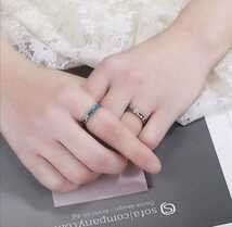 X221 ペアリング 結婚指輪 レディース メンズ カップル フリーサイズ_画像4