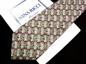 !27099C! superior article [ flower plant floral print ] Nina Ricci [NINA RICCI] necktie 