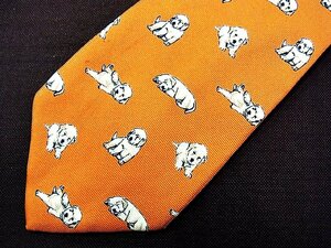 !27020C! superior article [ dog ... animal pattern ] Junko Shimada [ island rice field sequence .] necktie 