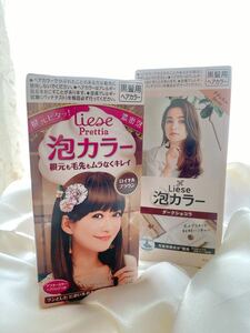 ◆新品◆リーゼプリティア泡カラー Liese 泡カラー◆ヘアカラー　カラーリング　黒髪用