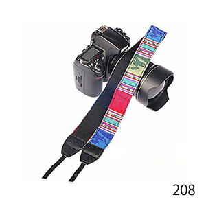 ゆうメール可 一眼レフ/ミラーレス用 カメラネック ストラップ 208 Canon Nikon Sony leica olympus OM-D 用 カメラ ストラップ 最安