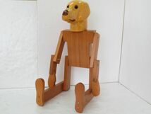 貴重品 ポールスミス wooden dog 店頭ディスプレイ用 木製人形 木彫りの犬 ドッグ_画像1