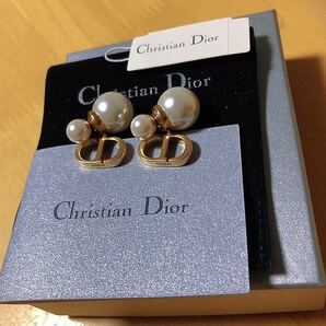 Christian Dior ディオール ピアス ゴールド パール アンティーク