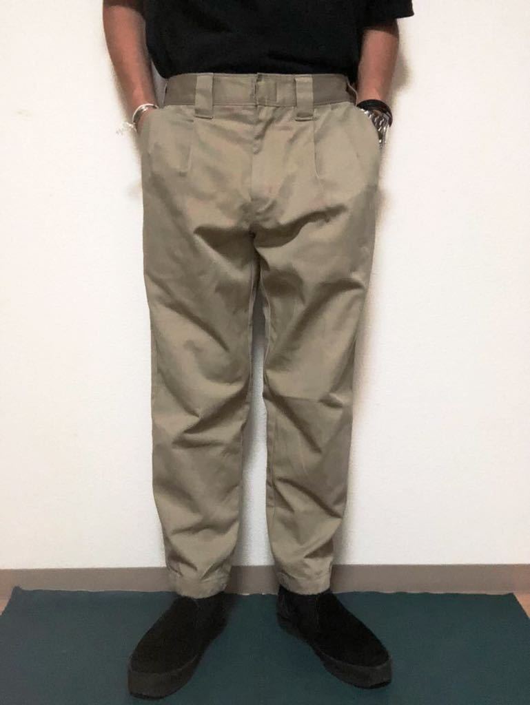 人気絶頂 トリココムデギャルソン 2019SS アンクル クロップド タック