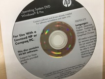 ■送料無料！HP　リカバリディスク　パソコン修復　初期化　Operating Syatem DVD Windows8 Pro　64ビット_画像1