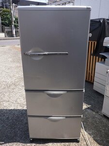 ●SANYO 3ドアノンフロン冷凍冷蔵庫 SR-261P（S）形 2008年製　「B0721W8」