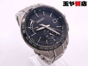  Seiko Brightz полет Expert 8B63-0AA0 SAGA233 радиоволны солнечный наручные часы мужской часы titanium 