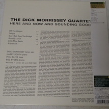 Dick Morrissey　ディック・モリシー・クァルテット　 /　ヒア・アンド・ナウ・アンド・サウンディング・グッド！_画像2