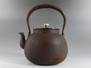 茶道具 鉄瓶 銀摘み 重量1625g 老舗呉服茶道具屋放出品