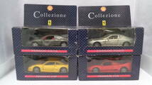 ★レトロ☆CAR★珍品「Shell Collezione フェラーリ4台セット 未開封 maisto FERRARI 348TS 456GT F40 F50 ミニカー パケ破損有」現状渡し_画像1