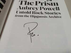 未使用 ヒプノシス オーブリー・パウエル 直筆サイン本 Aubrey PowellThrough the Prism: Untold Rock Stories from the Hipgnosis Archive
