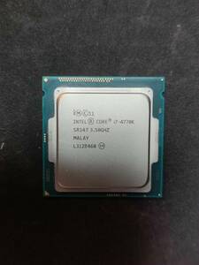 ジャンク品☆Intel PC プロセッサー Core I7-4770K LGA1150 インテル CPU