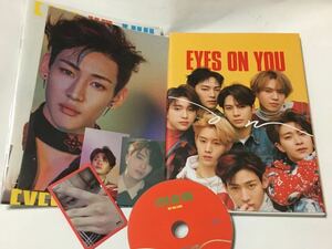 送料込み　GOT7　CD　トレカ　THE 8TH MINI ALBUM　☆EYES ON YOU☆　ON ver.　7曲　韓国盤　K-POP