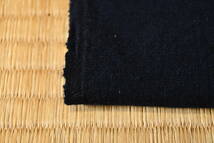 古布　藍染めの無地木綿1幅　濃紺藍上質木綿　186ｃｍ　アート　創作材料　手織り木綿_画像6