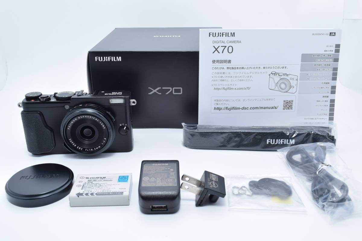 ヤフオク! -「fujifilm x70 ブラック」の落札相場・落札価格