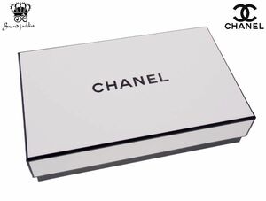 【Used 未使用】シャネル CHANEL 包装 ギフトボックス 空箱 ラッピングボックス 定番 ラッピング用品 蓋ホワイト×底ブラック